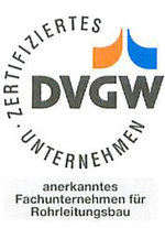 DVGW - Zertifiziertes Unternehmen