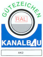 Gütezeichen Kanalbau